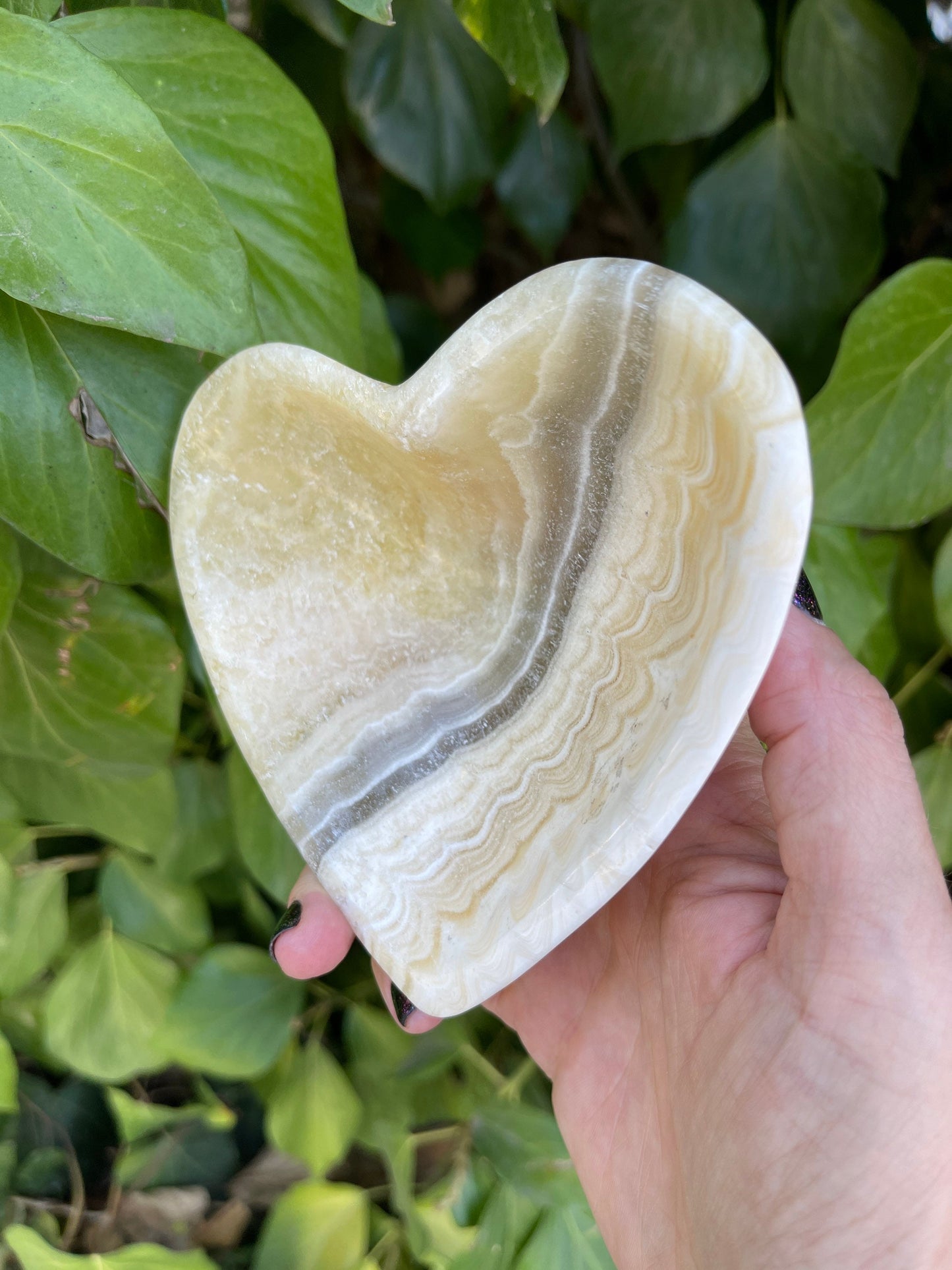 Zebra Onyx Heart Dish, Heart Bowl, Ring Dish, Gemstone Hearts, Home Accessories, Home Decor, Housewarming, Reiki, Chakra,Altar