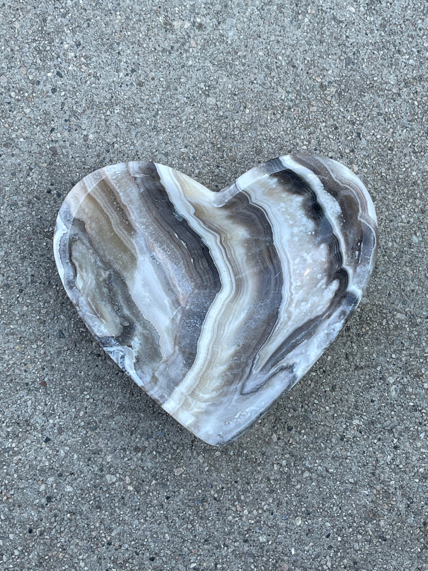 Zebra Onyx Heart Dish, Heart Bowl, Ring Dish, Gemstone Hearts, Home Accessories, Home Decor, Housewarming, Reiki, Chakra, Altar