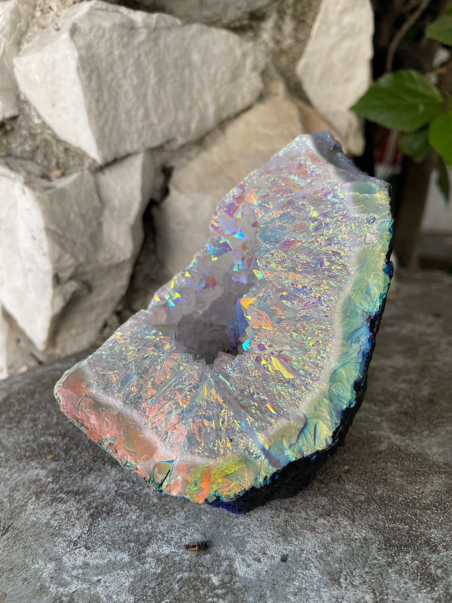 Angel Aura Amethyst Cluster, Aura Amethyst, Home Accessories, Home Decor, Amethyst, Aura Crystals, Aura Quartz, Geode