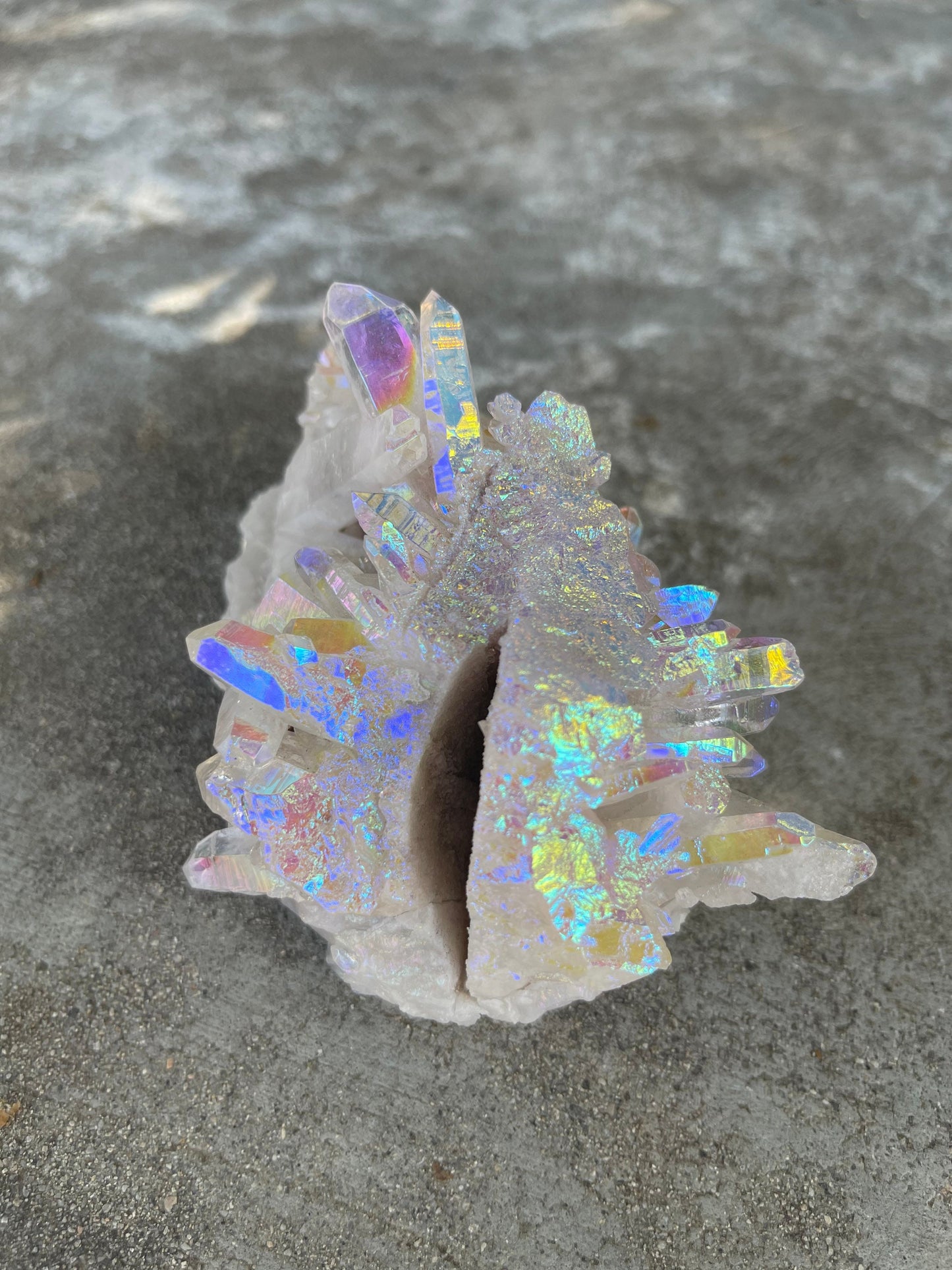 Angel Aura Quartz, Aura Quartz Cluster, Aura Crystals, Home Accessories, Home Decor, Aura Crystals,Reiki, Chakra, Meditation, Altar