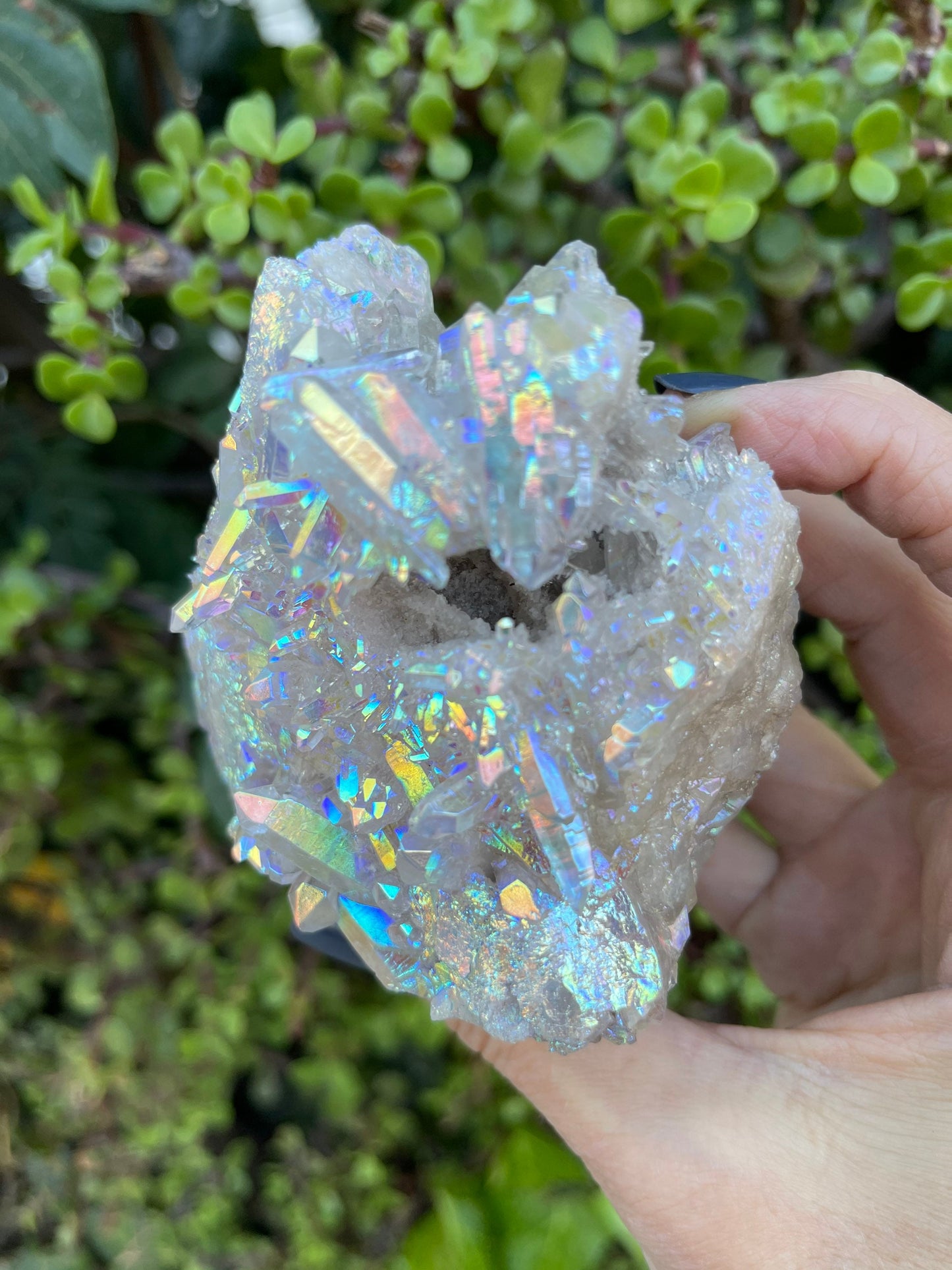 Angel Aura Quartz, Aura Quartz Cluster, Aura Crystals, Home Accessories, Home Decor, Aura Crystals,Reiki, Chakra, Meditation, Altar