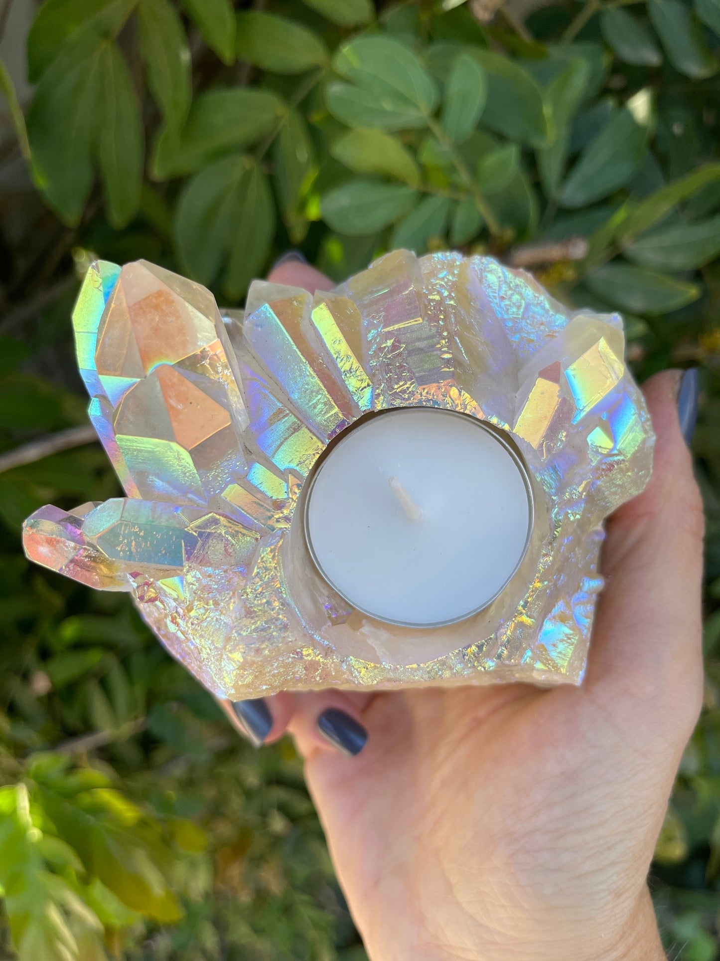 Angel Aura Candle Holder, Aura Quartz Cluster, Air Plant Holder, Home Accessories, Home Decor, Sphere Holder, Interior Decorating