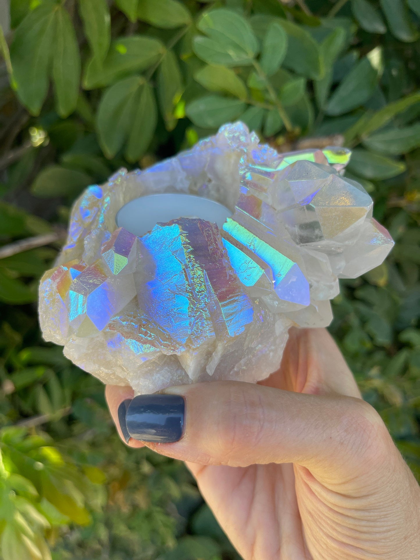 Angel Aura Candle Holder, Aura Quartz Cluster, Air Plant Holder, Home Accessories, Home Decor, Sphere Holder, Interior Decorating