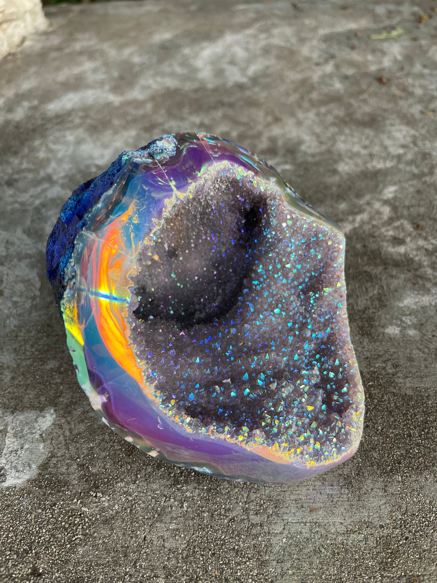 Angel Aura Amethyst Cluster, Aura Amethyst, Home Accessories, Home Decor, Amethyst, Aura Crystals, Aura Quartz, Geode