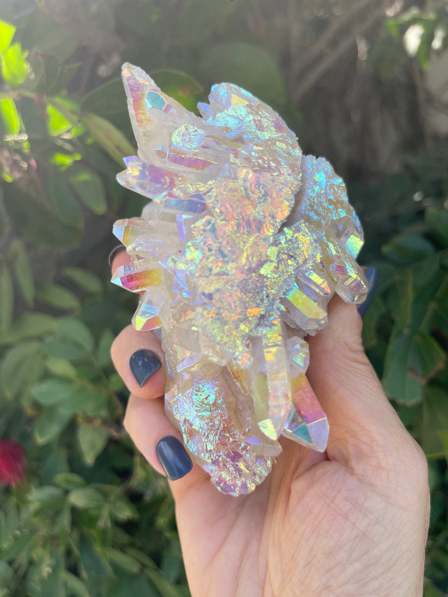 Angel Aura Quartz, Aura Quartz Cluster, Aura Crystals, Home Accessories, Home Decor, Aura Crystals,Reiki, Chakra, Meditation, Altar