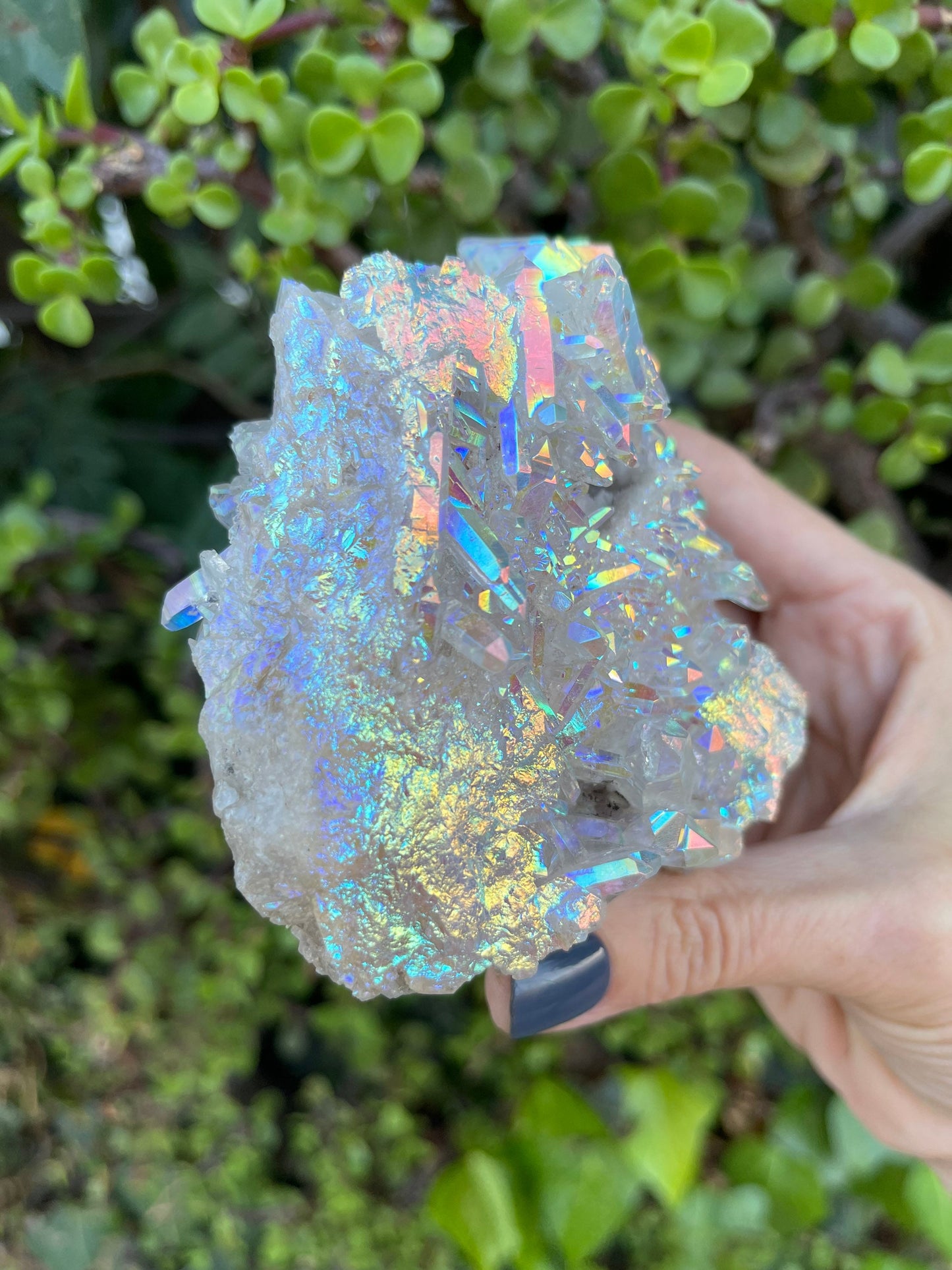 Angel Aura Quartz, Aura Quartz Cluster, Aura Crystals, Home Accessories, Home Decor, Aura Crystals,Reiki, Chakra, Meditation, Altar