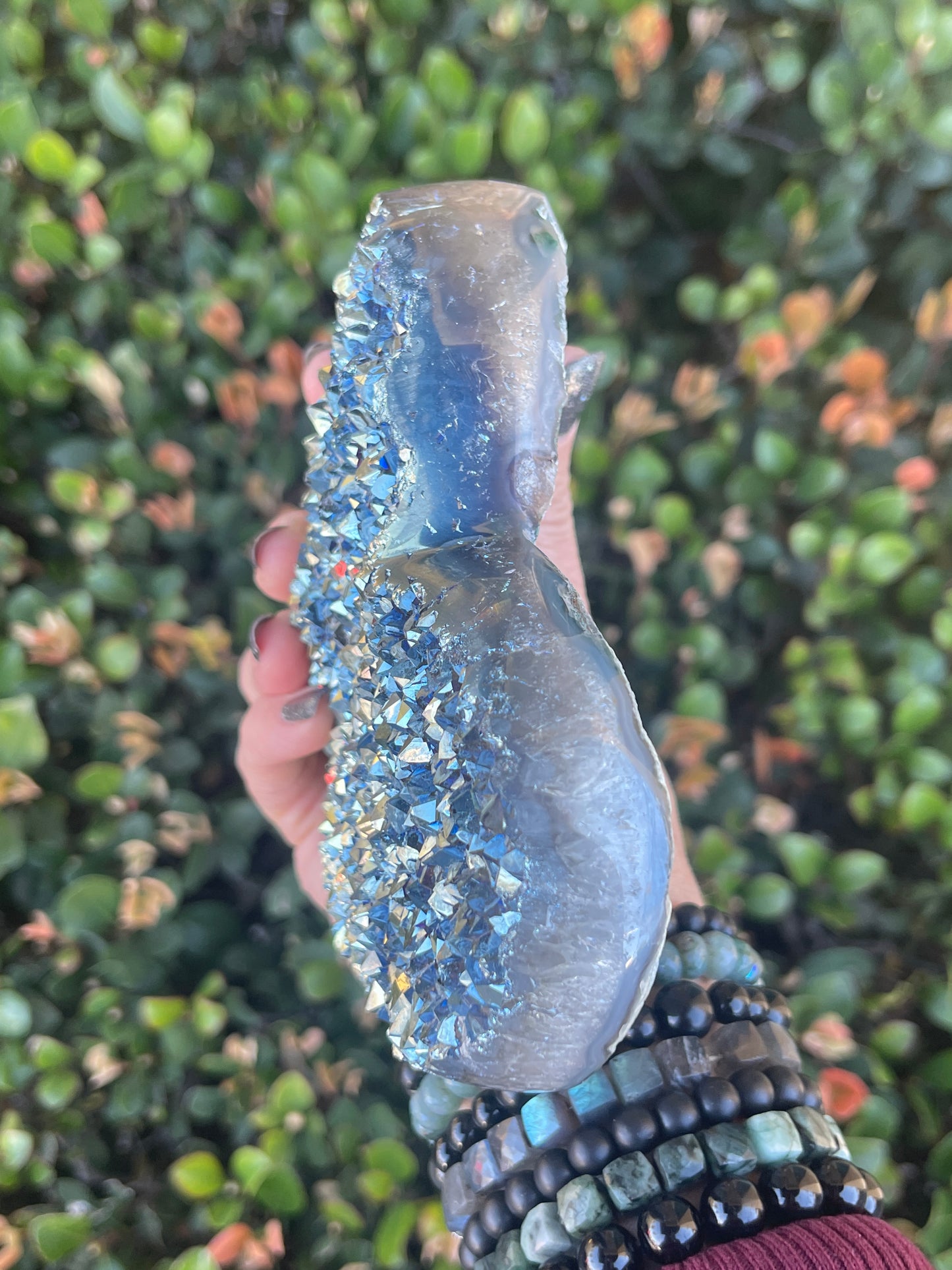Large Titanium Aura Amethyst Heart, Rainbow Aura Quartz, Home Decor, Druzy Heart, Flame Aura, Home Accessories, Paperweight, Feng Shui,