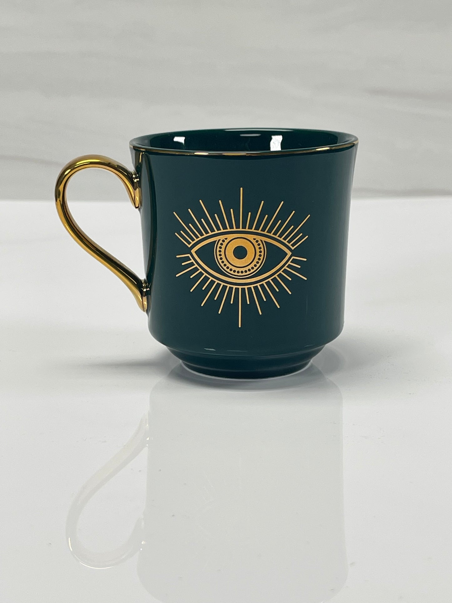 Golden Eye Coffee Mugs, coffee cups, third eye, evil eye