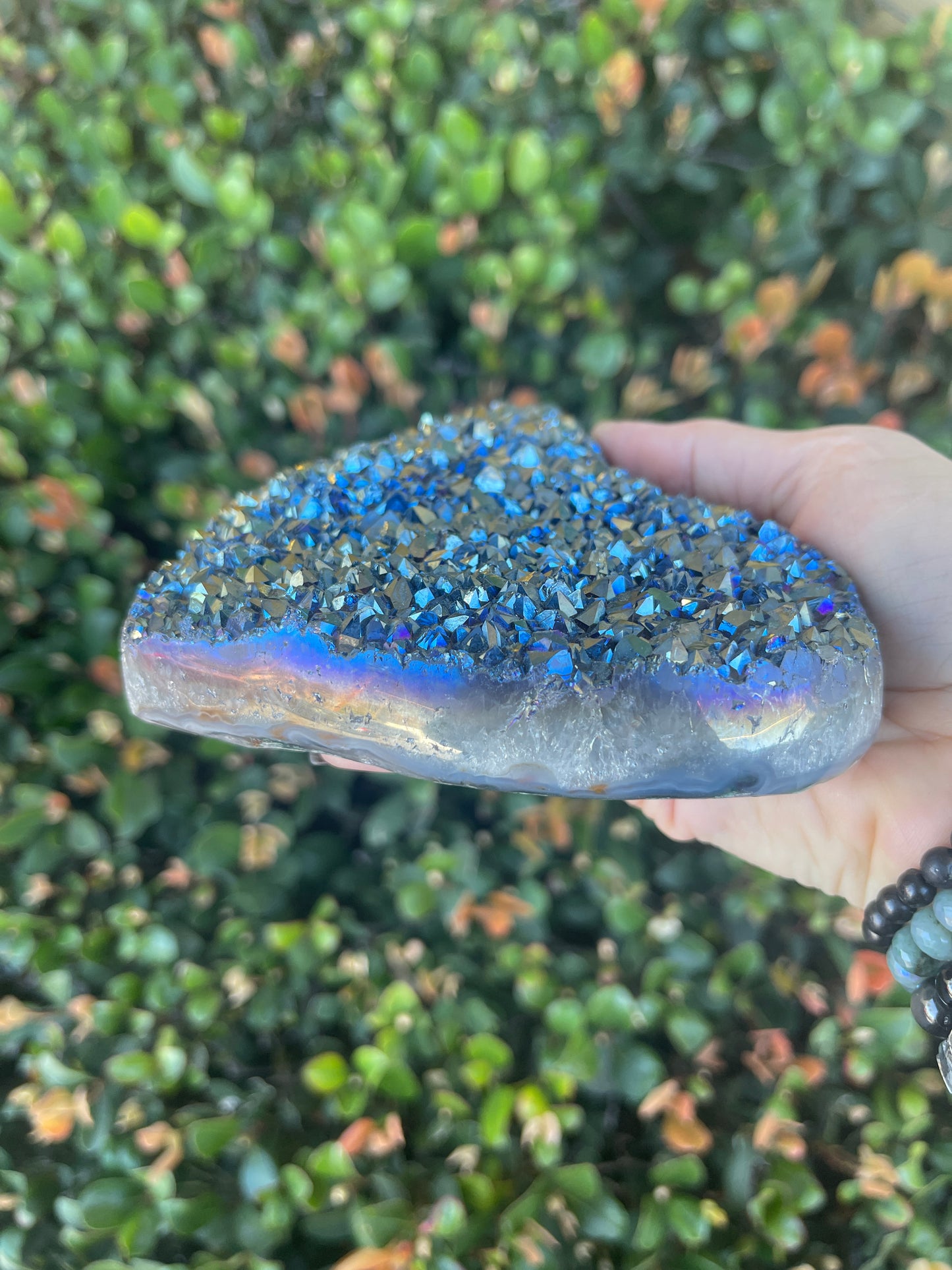 Large Titanium Aura Amethyst Heart, Rainbow Aura Quartz, Home Decor, Druzy Heart, Flame Aura, Home Accessories, Paperweight, Feng Shui,