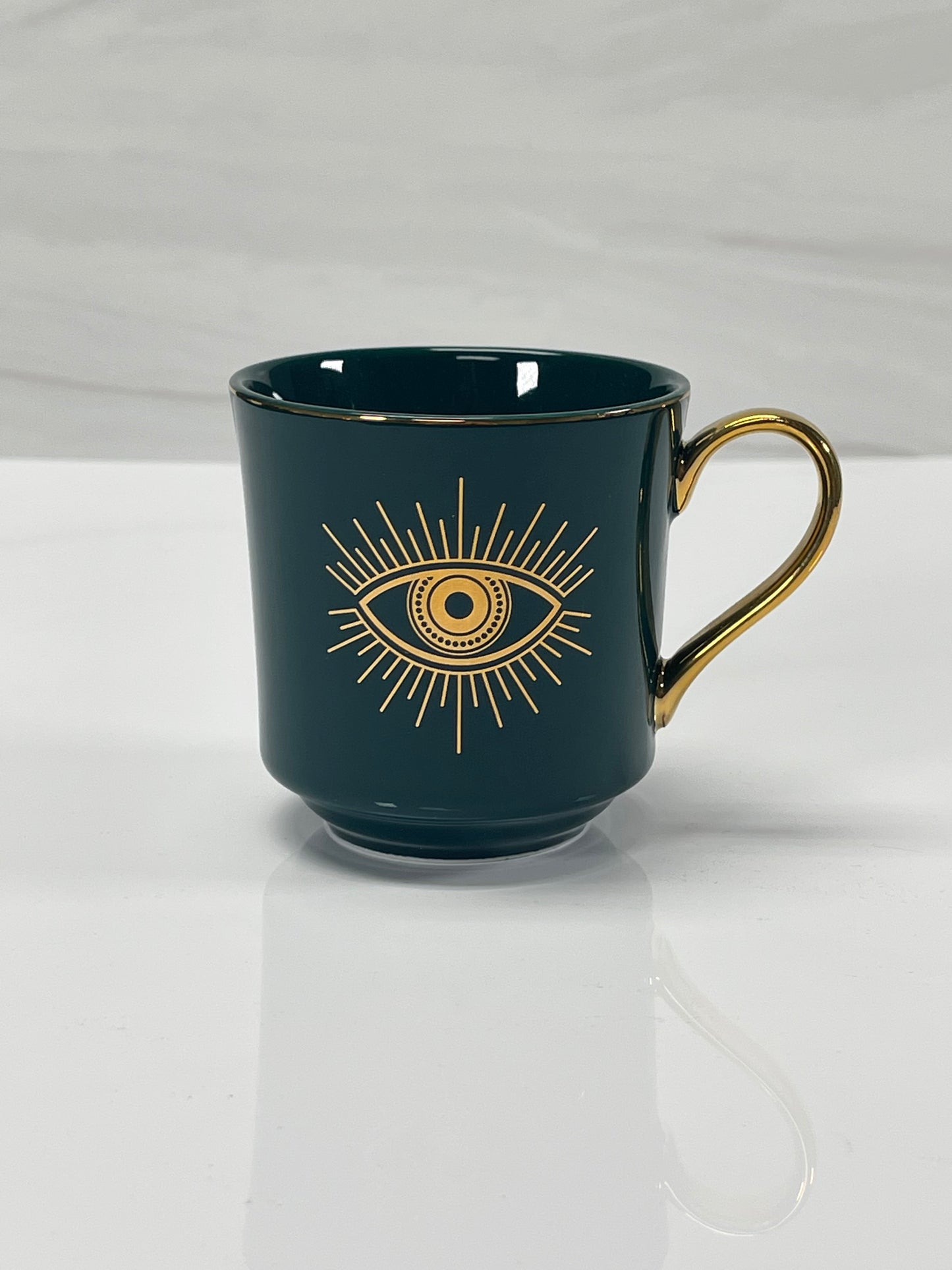Golden Eye Coffee Mugs, coffee cups, third eye, evil eye