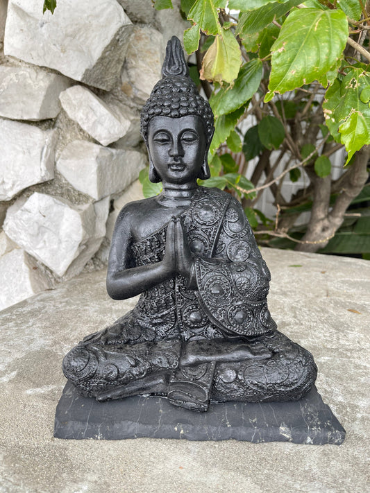 XL Shungite Buddha, Zen Home Decor, Coffee Table Decor, Home Accessories, Buddha Decor, Sacred Space, Meditation, EMF Protection