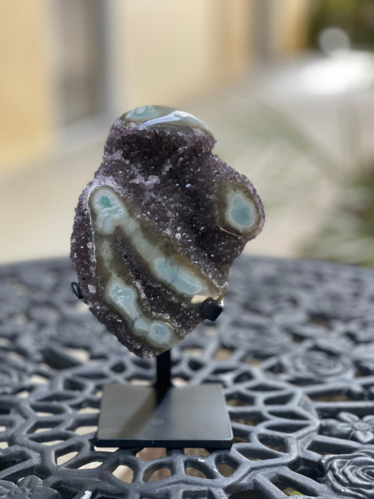 Amethyst Freeform on Stand, AAA Amethyst, Amethyst, Statement Crystals,  Home Decor, Crystals, Meditation, Reiki, Altar, Jasper
