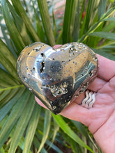 Pyrite Heart, Valentines Day Gifts, Crystal Hearts, Home Decor, Crystals for Manifestation and Abundance