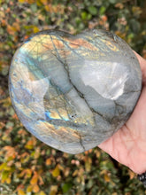 AAA Labradorite Heart, Sunset Labradorite, Flashy Labradorite Carvings, Crystal Hearts, Home Decor, Intuition, Valentine’s Day