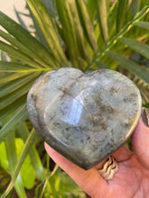 Labradorite Heart, Flashy Labradorite Carvings, Crystal Hearts, Home Decor, Crystals for Intuition