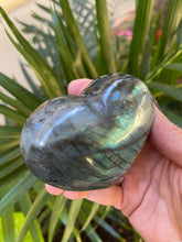 Labradorite Heart, Flashy Labradorite Carvings, Crystal Hearts, Home Decor, Crystals for Intuition