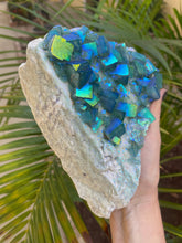 Aura Cubic Fluorite, Aura Fluorite, Green Fluorite, Angel Aura Crystals,  Home Decor, Crystals & Minerals, Custom Aura, Reiki