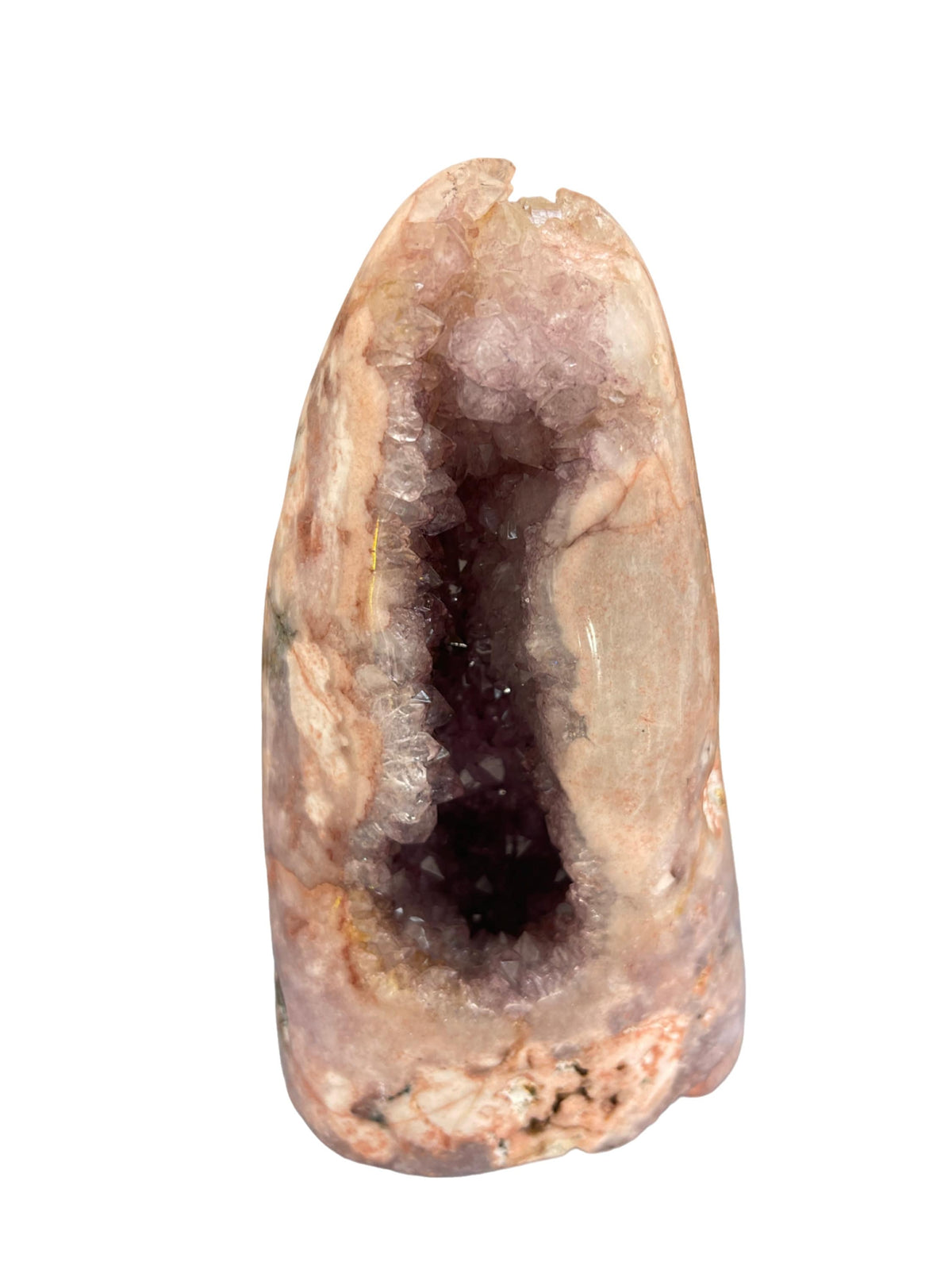 Pink Amethyst DruzyCut Base, High Vibration Crystal Home Decor