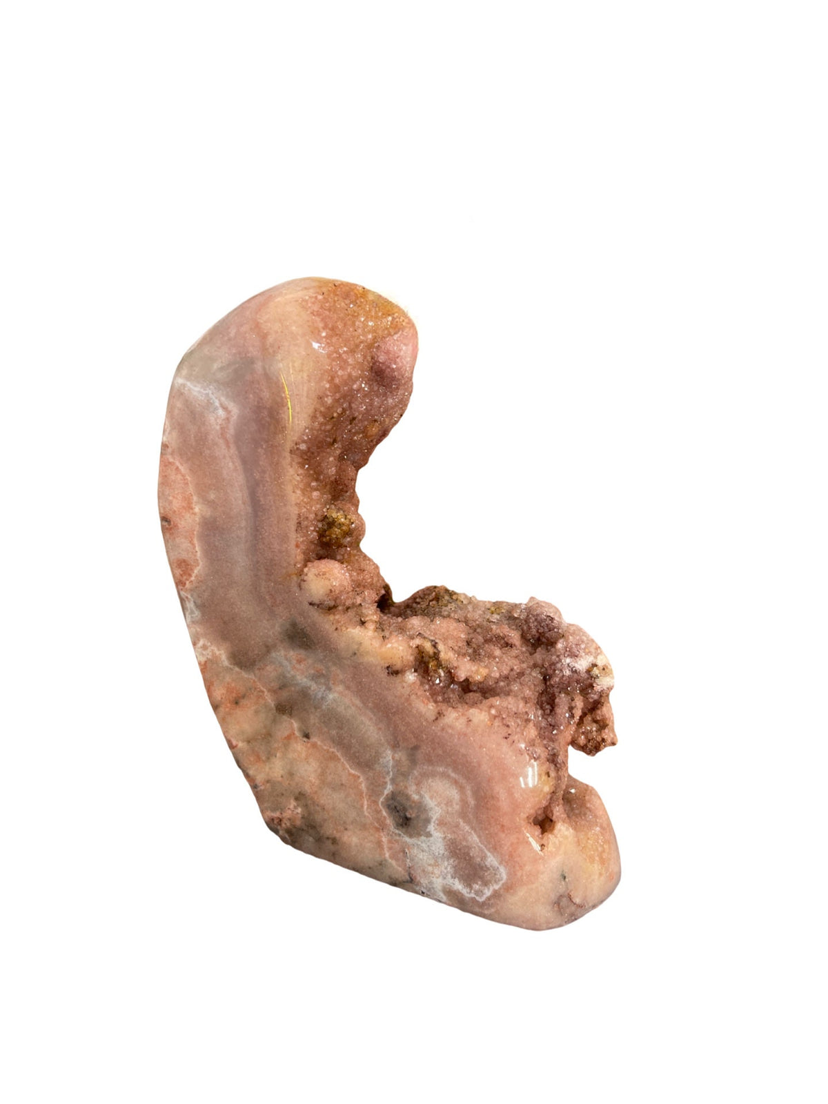 Pink Amethyst Druzy: Reiki Charged Crystal Home Decor (5.5”)