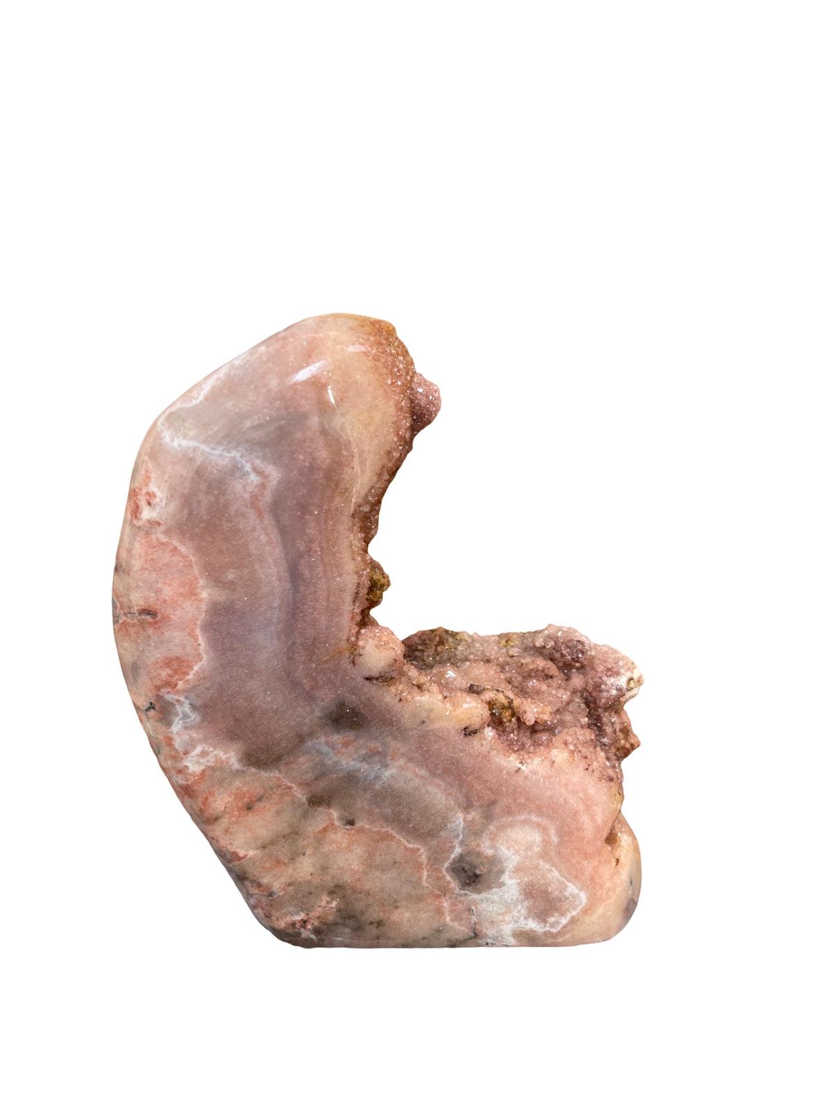 Pink Amethyst Druzy: Reiki Charged Crystal Home Decor (5.5”)