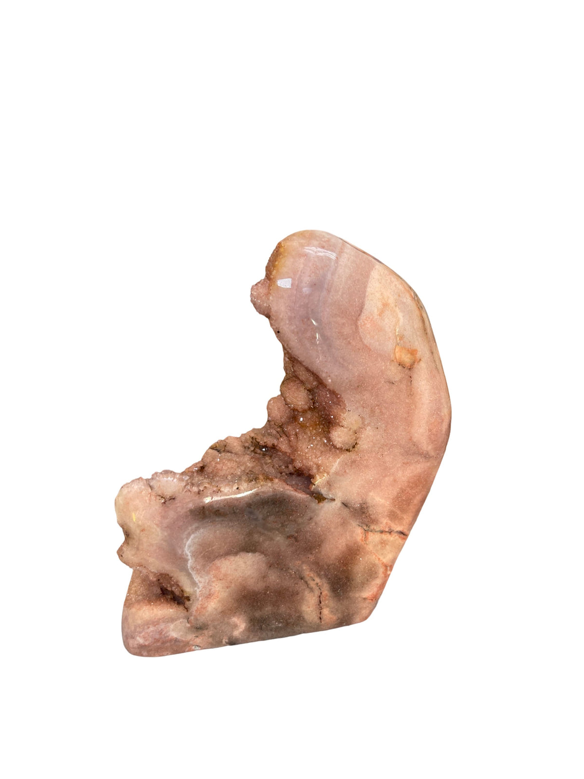 Pink Amethyst Druzy: Reiki Charged Crystal Home Decor (5.5”)