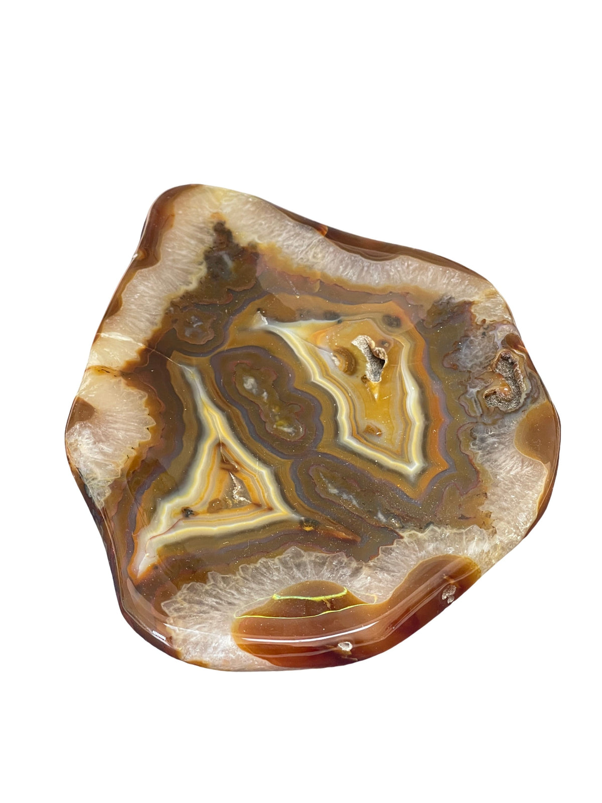 Banded Agate Dish: Crystal Home Decor, Crystal Bowl