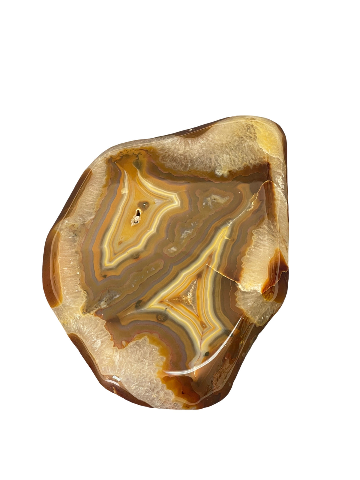 Banded Agate Dish: Crystal Home Decor, Crystal Bowl