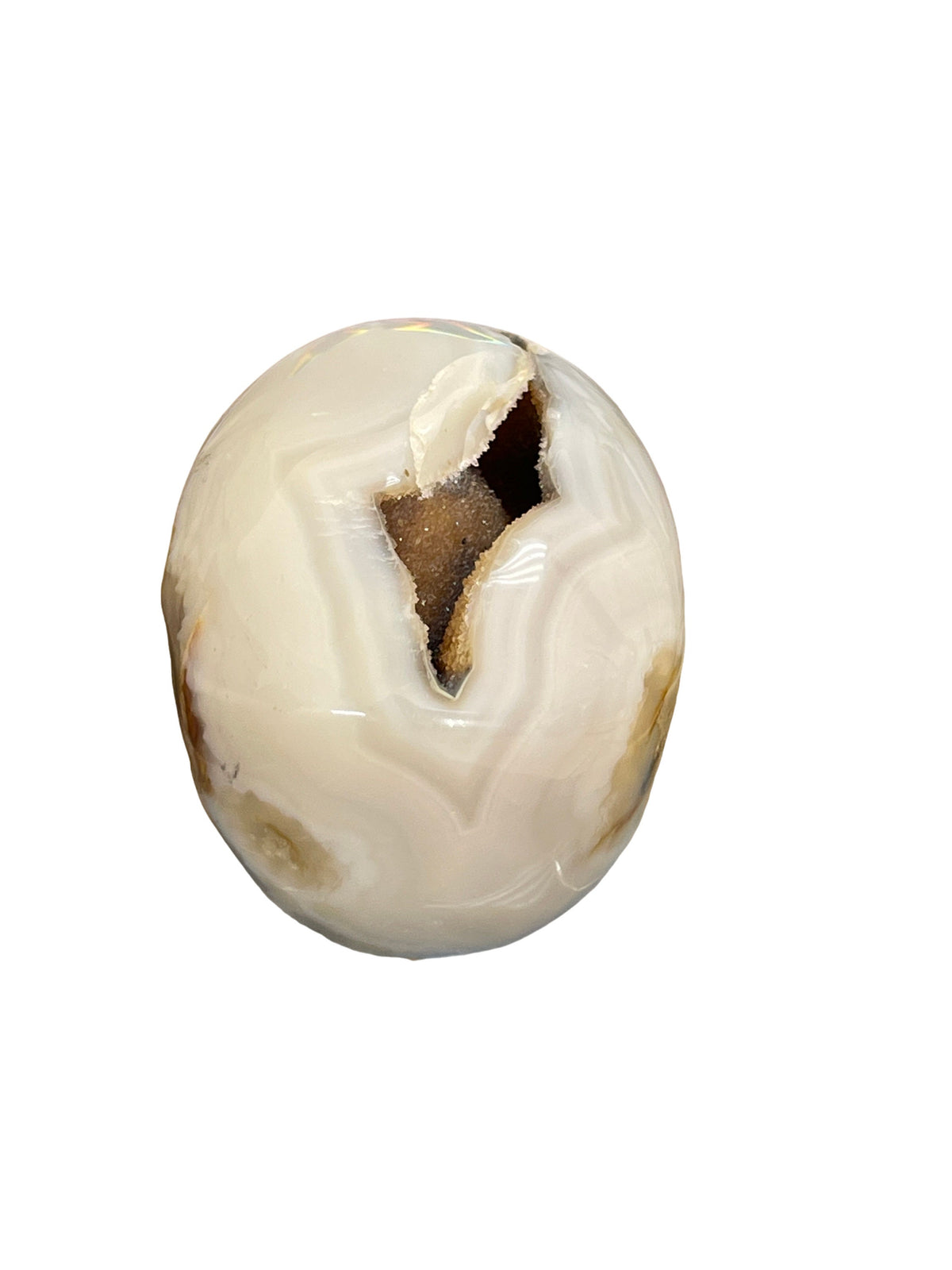 Druzy Agate Skull: Witchy Crystal Carving, Halloween Decor