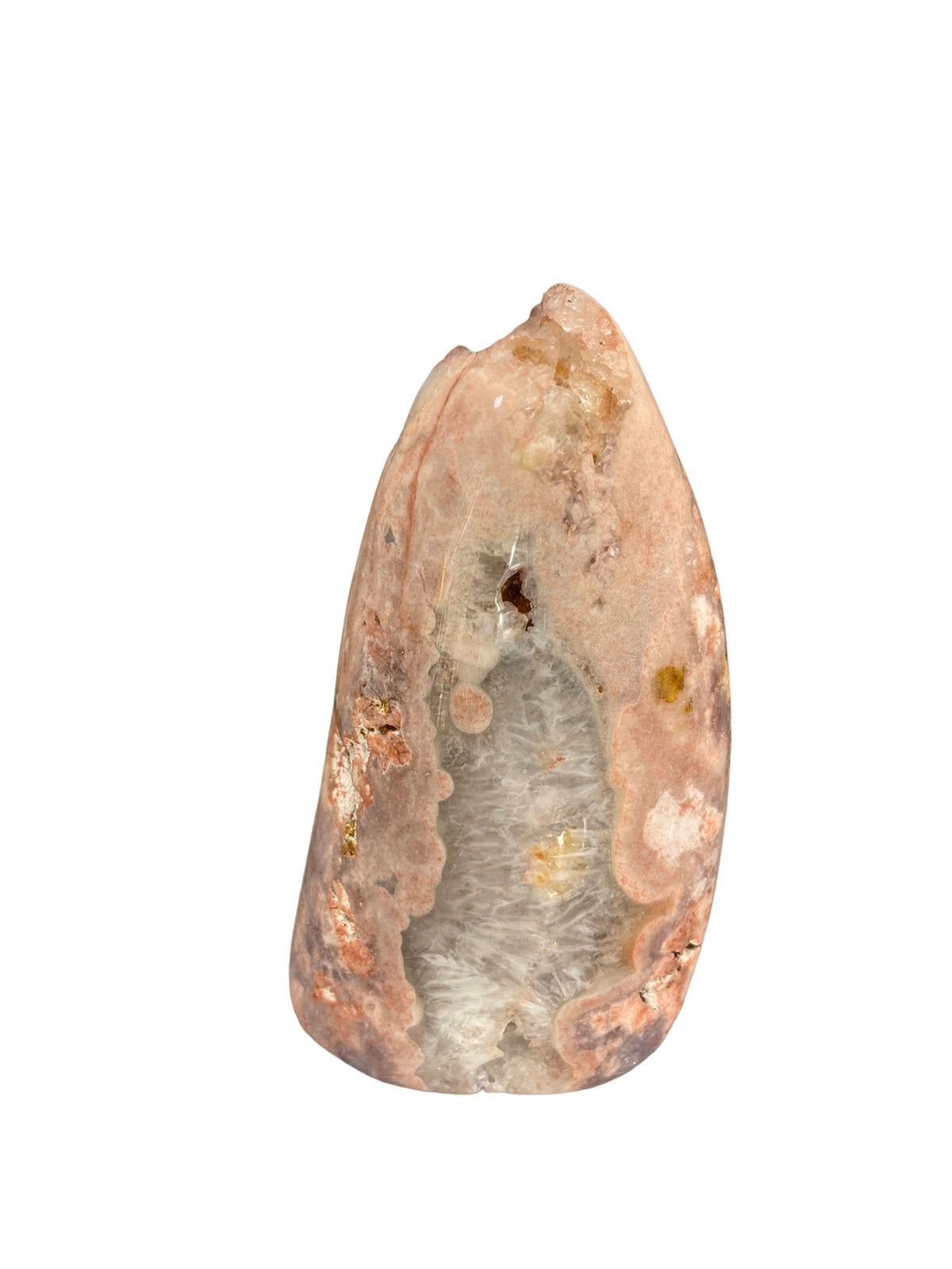 Pink Amethyst DruzyCut Base, High Vibration Crystal Home Decor