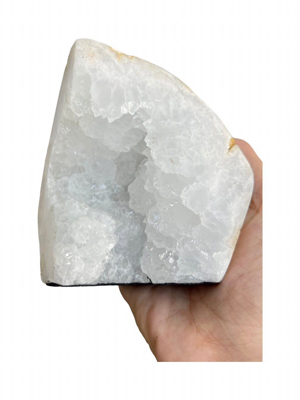 Quartz Geode Bookends: High Vibration Crystal Home Decor