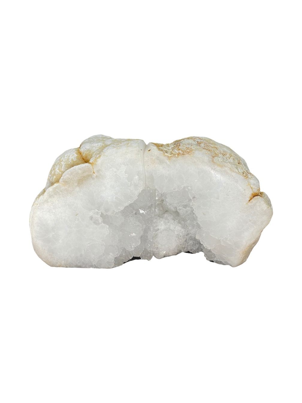 Quartz Geode Bookends: High Vibration Crystal Home Decor