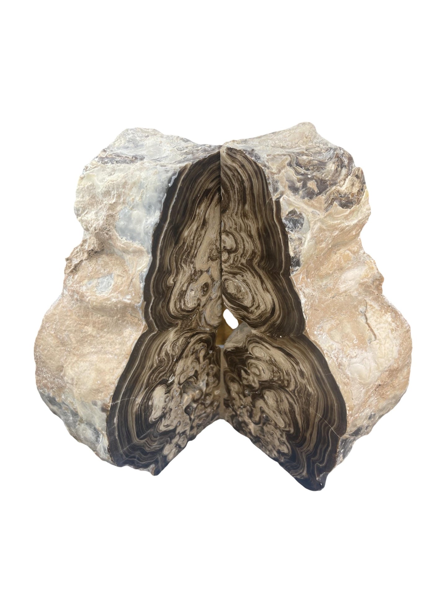 Chocolate Calcite Bookends,Home Decor, Housewarming Gift, Luxury Crystal Decor, Unique Library Decor, Gifts for Him, Christmas in July Sale