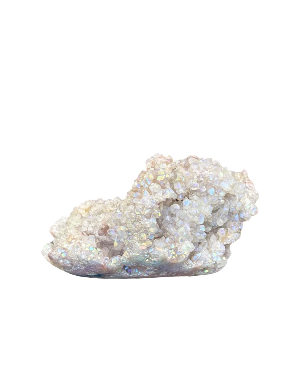 Angel Aura Pink Amethyst Crystal | High-Vibration Gemstone Decor