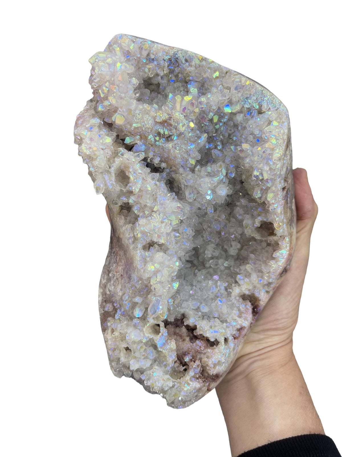 Angel Aura Pink Amethyst: Heart Healing Crystal Decor