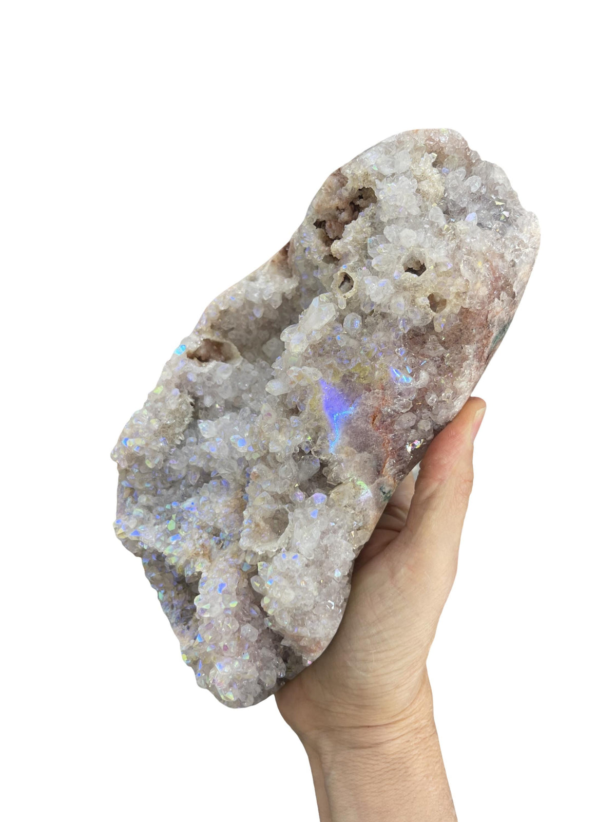 Angel Aura Pink Amethyst: Heart Healing Crystal Decor
