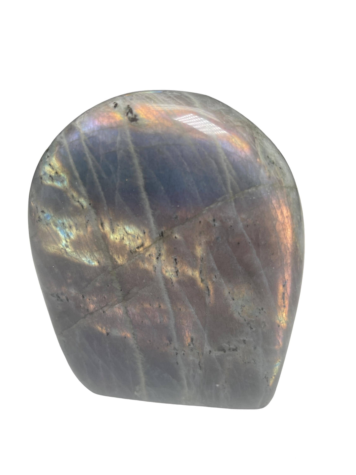 Flashy Sunset Labradorite Freeform: Reiki Charged Home Decor