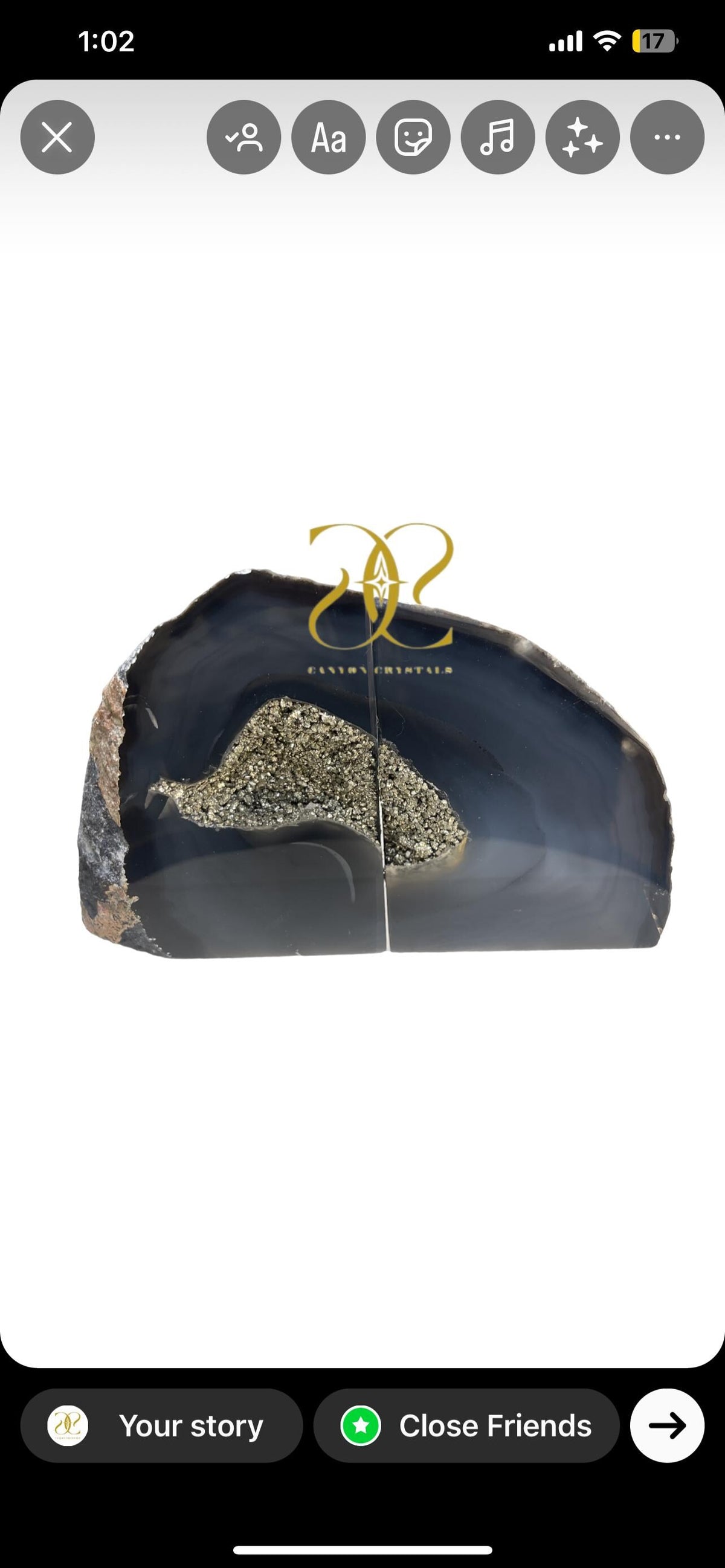 Custom Agate Bookends with Pyrite: Luxury Crystal Decor