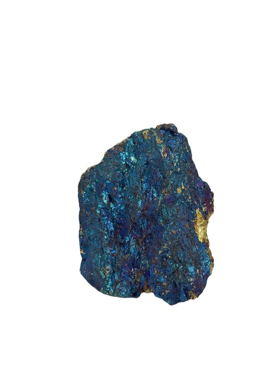 Peacock Ore “Joy Stone” | Bornite, Chalcopyrite, Naturally Iridescent Mineral, Happiness & Positive Energy Crystal, Pyrite