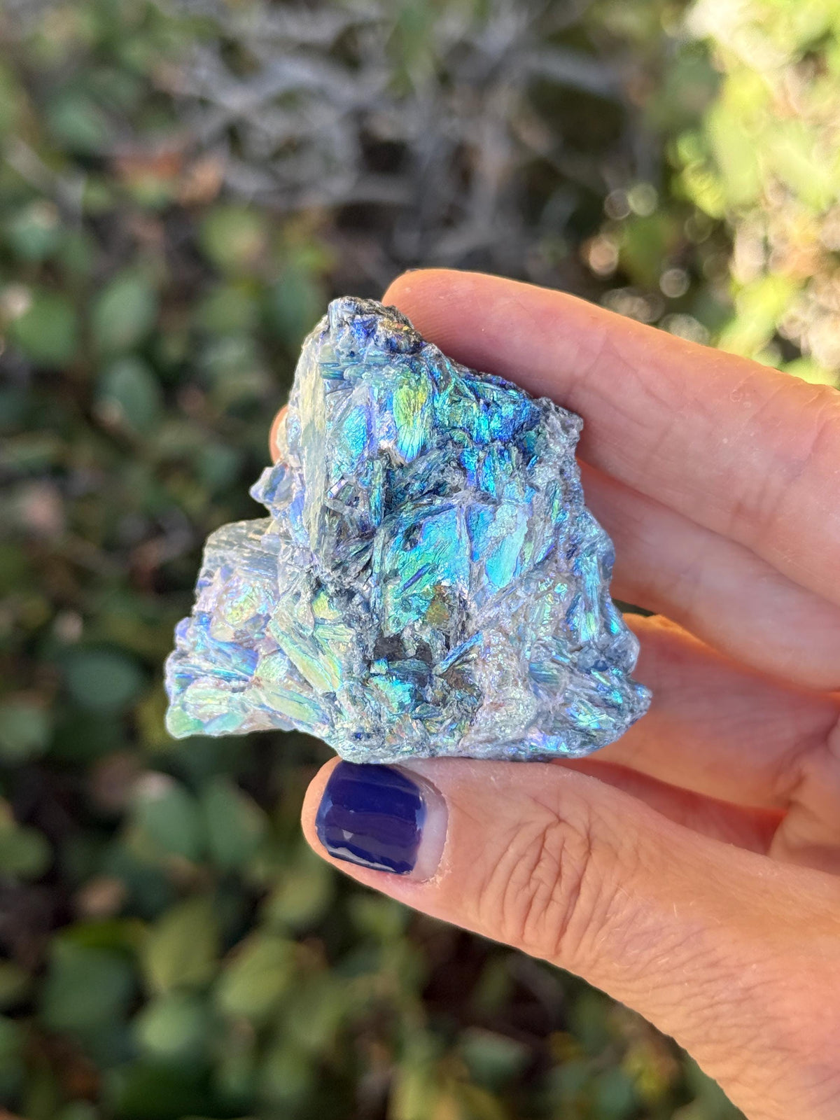Angel Aura Kyanite, Angel Aura Crystals, Paraiba Kyanite, Blue Crystals, Throat Chakra, Rainbow Aura, Crystal Healing, High Vibration, Reiki