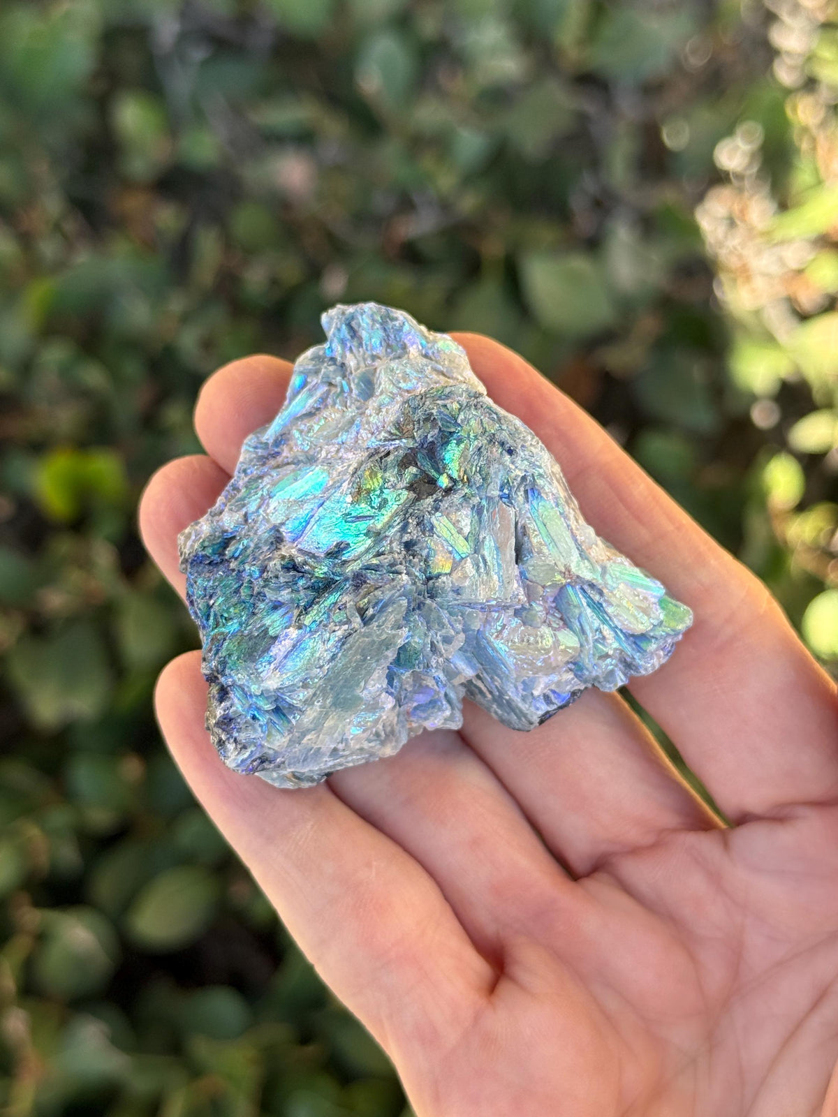Angel Aura Kyanite, Angel Aura Crystals, Paraiba Kyanite, Blue Crystals, Throat Chakra, Rainbow Aura, Crystal Healing, High Vibration, Reiki