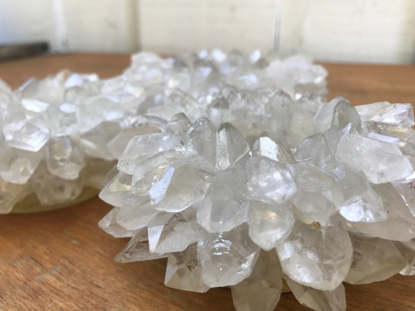 Quartz Crystal Point Candle Holder, Gemstone Candles, Home Accessories, Home Decor, Meditation, Succulent Planter