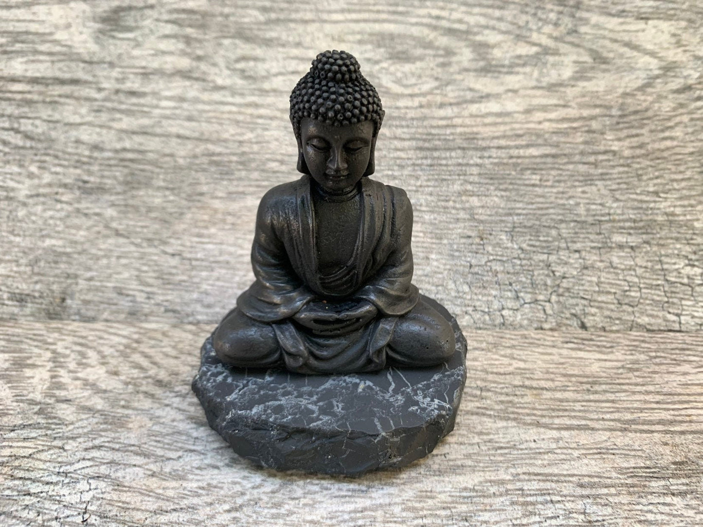 Shungite Buddha, Buddha Statue, EMF Protection, Home Decor, Home Accessories, Stone Carvings,Altar, Spiritual Tools, Meditation, Reiki