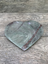 Green Onyx Heart Dish, Green Onyx Plate, Jewelry Dish, Trinket Dish, Home Decor, Home Accessories, Hearts, Crystals, Valentines Day Gifts