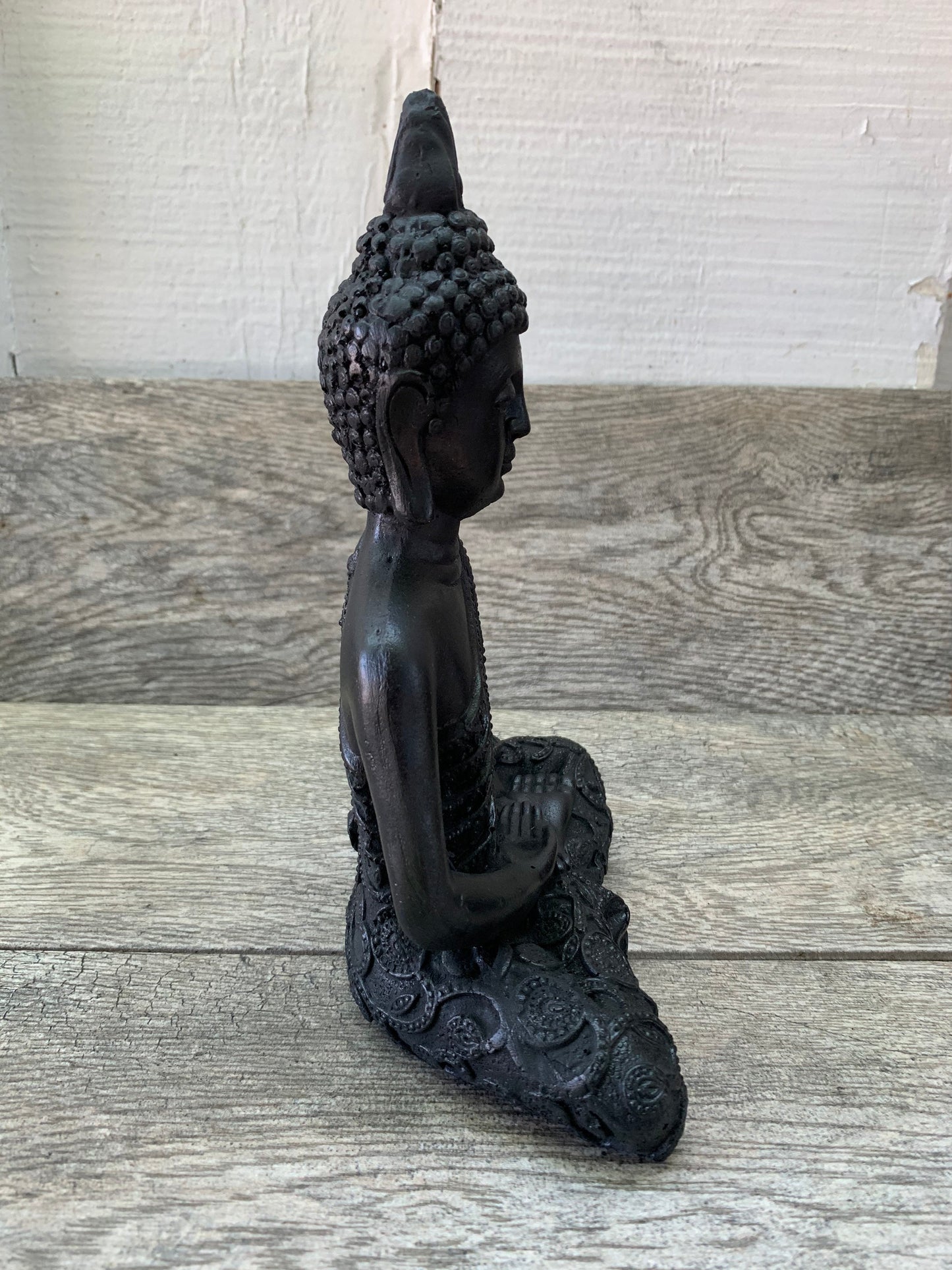 Large Shungite Buddha, Shungite Home Decor, Home Accessories, Altar, Spiritual Tools, Sacred Space, Meditation, EMF Protection, Grounding