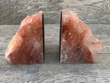 Hematoid Quartz Crystal Bookends, Crystal Home Accessories, Home Decor, Books, Reiki, Chakra, Meditation Tools, Altar, Library, Sacred Space