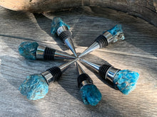 Apatite Wine Stopper, Crystal Bottle Stoppers, Barware, Home Accessories, Home Decor, Entertaining, Hostess Gift, Bar Accessories
