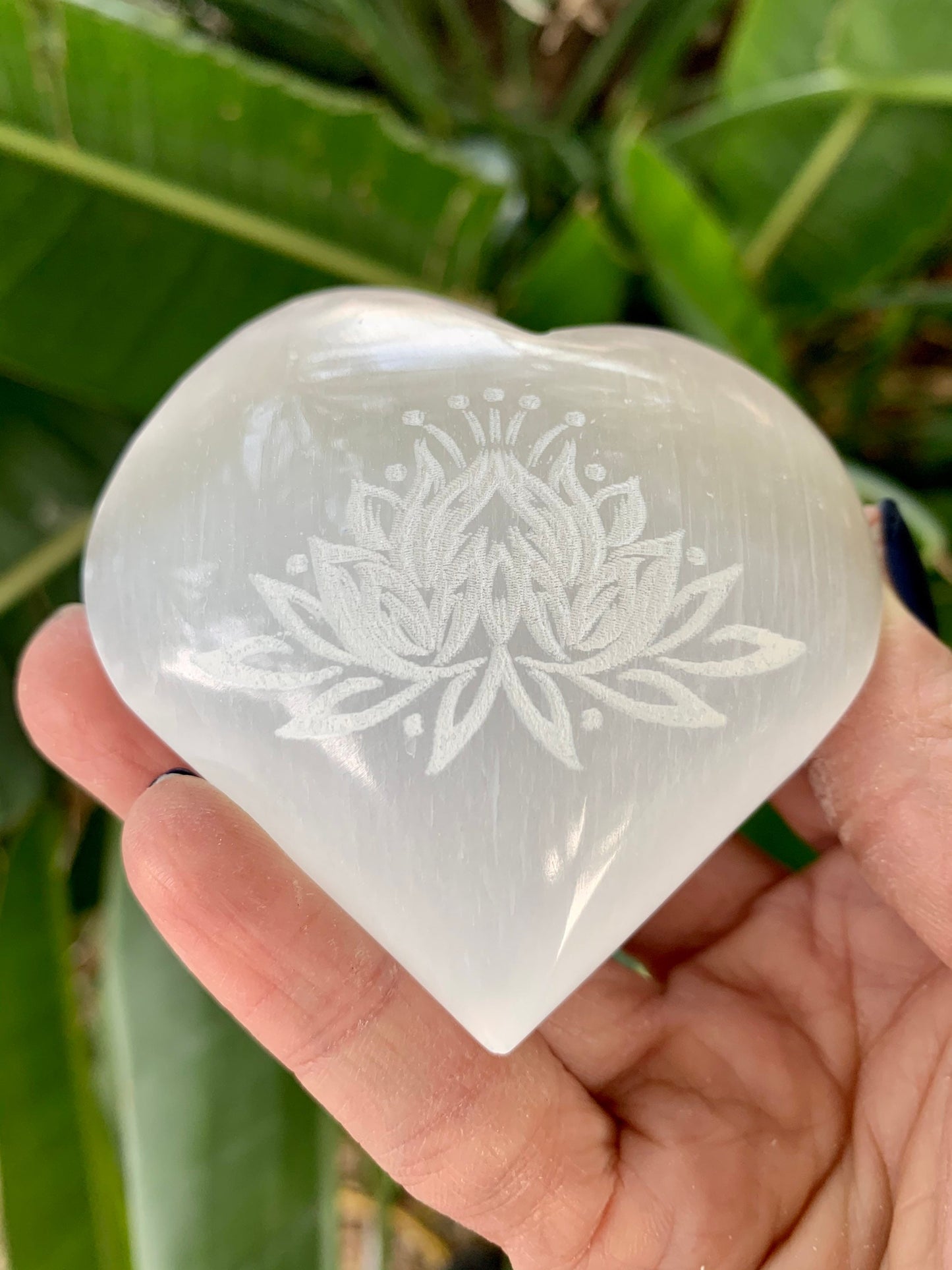 Lotus Selenite Heart, Etched Selenite Lotus, Sacred Symbols, Sacred Space, Altar, Metaphysical, Energy Clearing