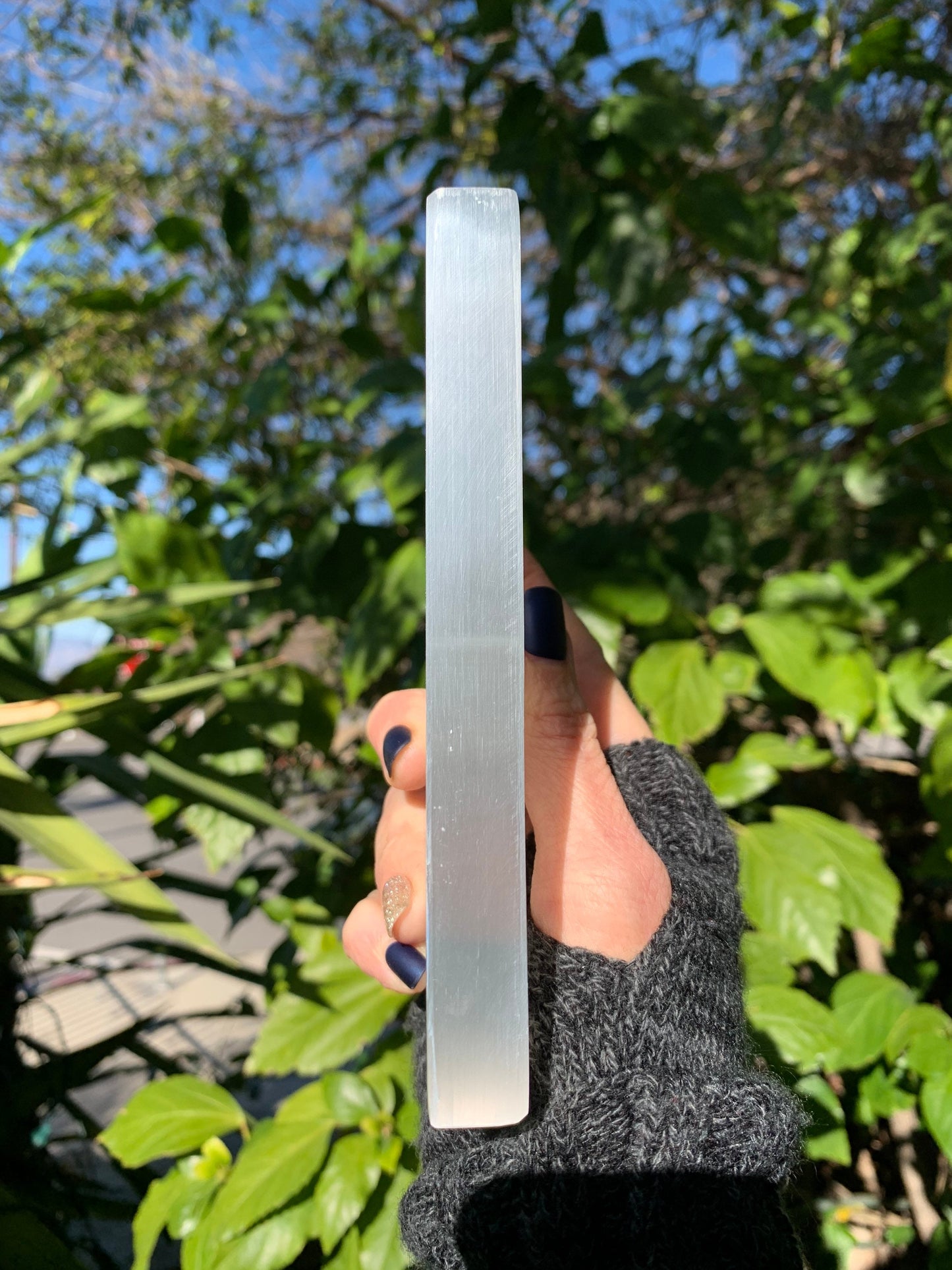 Large Selenite Charging Plate, Etched Selenite Sacred Symbols, Lotus, Crescent Moon, Rectangle Selenite, Energy Clearing