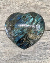 XL Labradorite Heart, Huge Labradorite Heart, Collector Piece, Crystal Hearts, Labradorite Carvings, Home Decor, Valentine’s Day