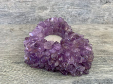 Amethyst Heart Candle Holder, Amethyst Multi Stone Heart Tea light Holder, Home Accessories, Crystal Shop, Home Decor, Healing Crystals